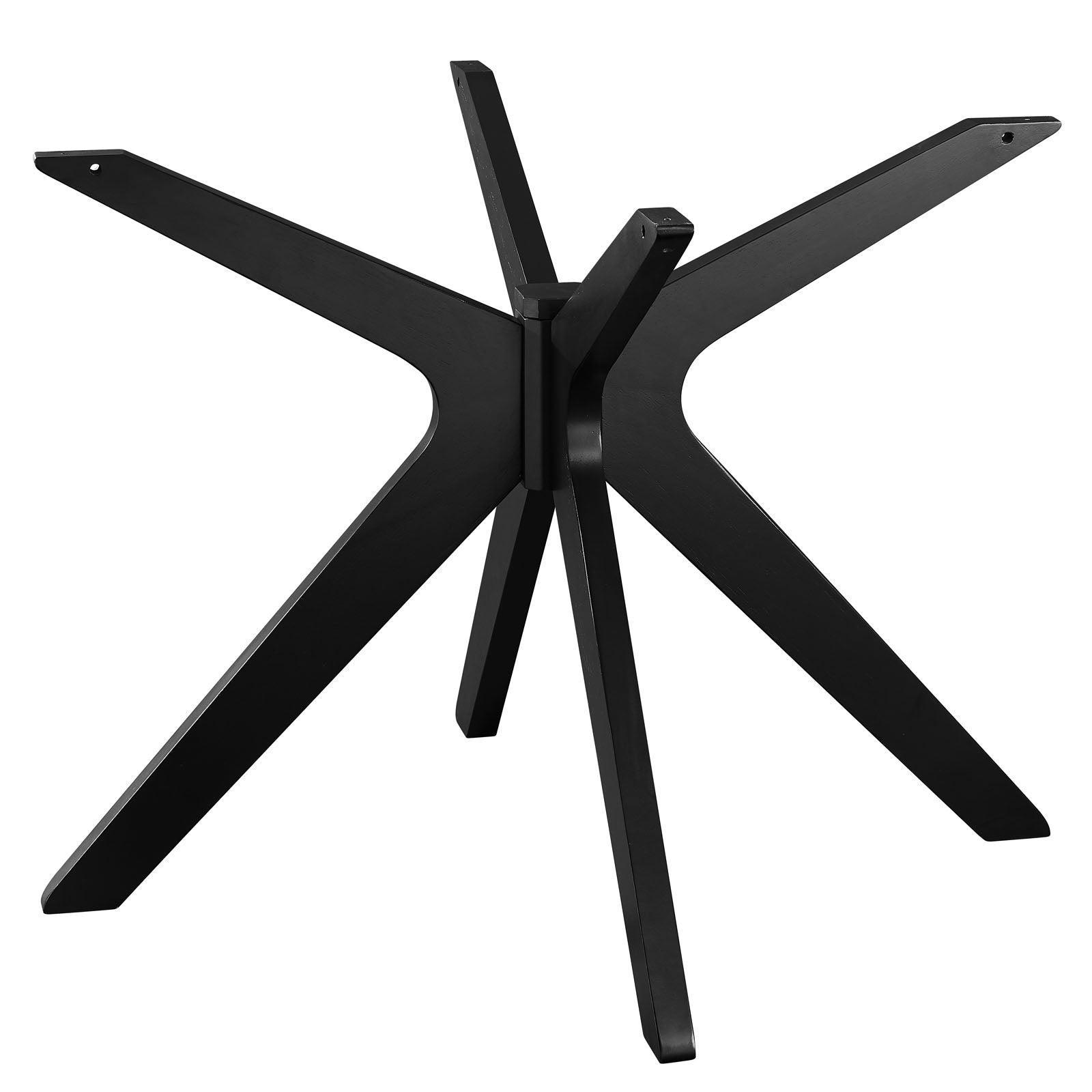 Modway Traverse 50" Round Performance Artificial Marble Dining Table FredCo