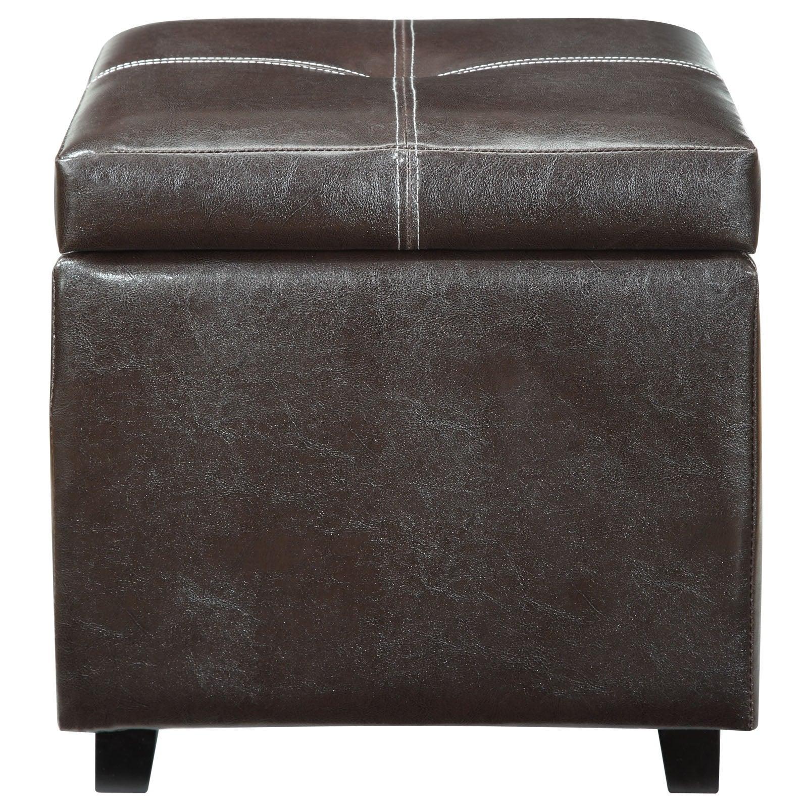 Modway Treasure Upholstered Vinyl Ottoman FredCo