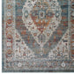 Modway Tribute Camellia Distressed Vintage Floral Persian Medallion Area Rug FredCo