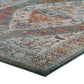 Modway Tribute Camellia Distressed Vintage Floral Persian Medallion Area Rug FredCo