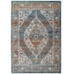 Modway Tribute Camellia Distressed Vintage Floral Persian Medallion Area Rug FredCo