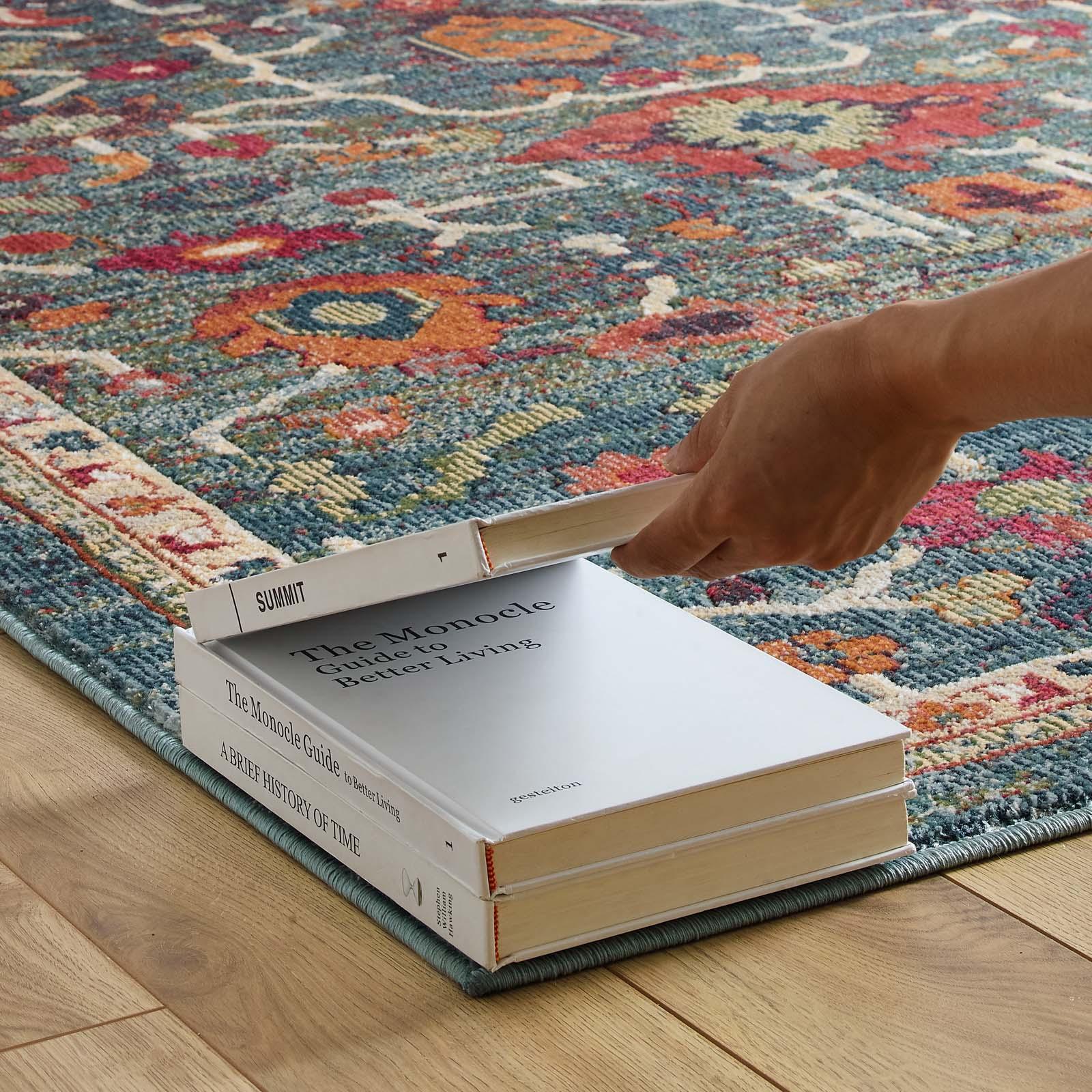 Modway Tribute Every Distressed Vintage Floral Area Rug FredCo