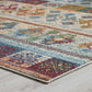 Modway Tribute Nala Distressed Vintage Floral Lattice Area Rug FredCo