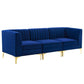 Modway Triumph Channel Tufted Performance Velvet 3-Seater Sofa, EEI-4347 FredCo