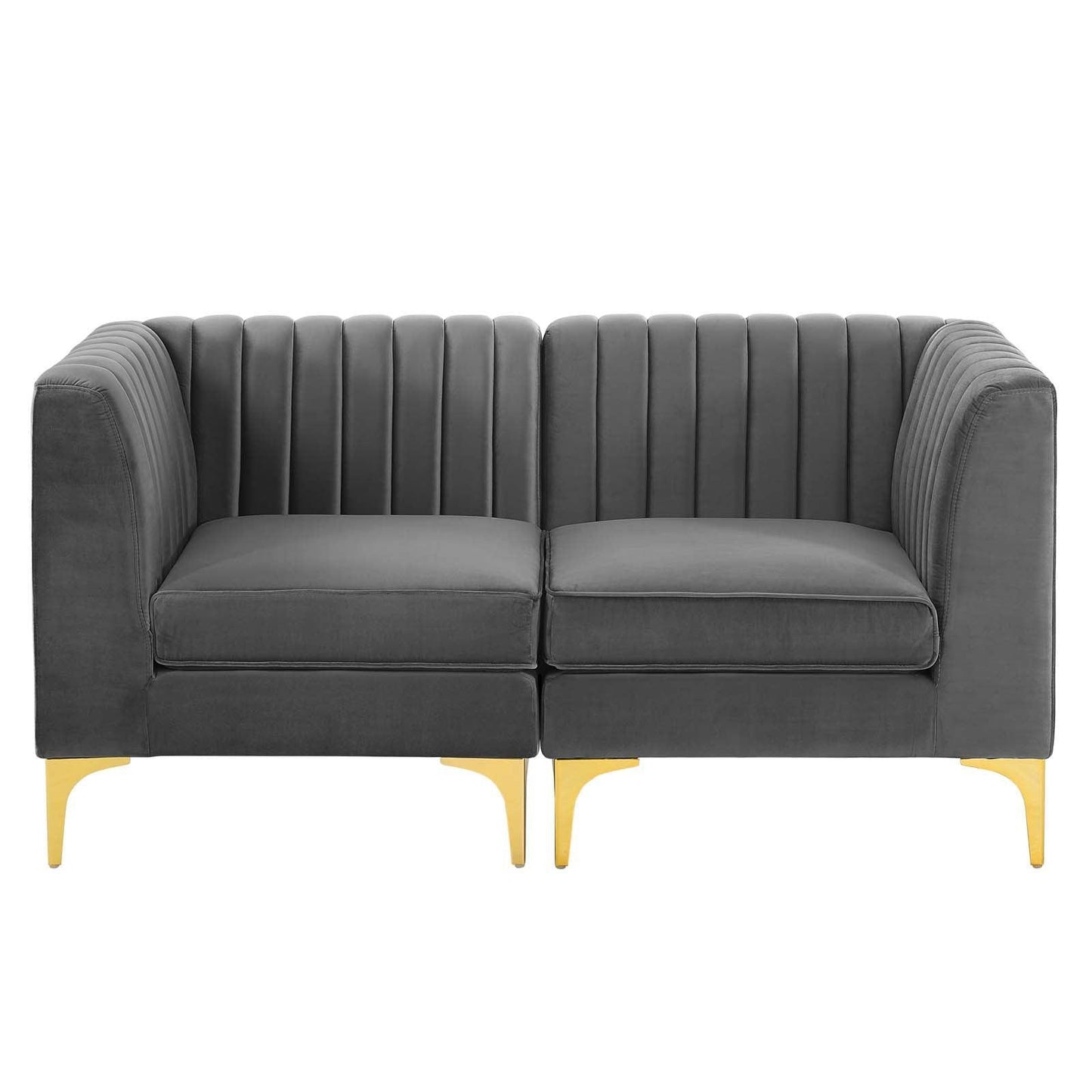 Modway Triumph Channel Tufted Performance Velvet Loveseat, EEI-4346 FredCo