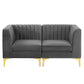 Modway Triumph Channel Tufted Performance Velvet Loveseat, EEI-4346 FredCo