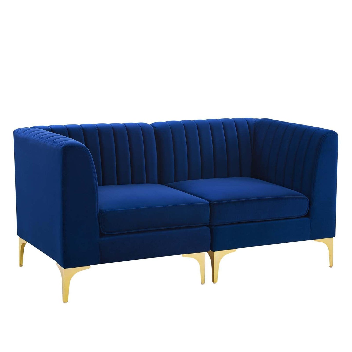 Modway Triumph Channel Tufted Performance Velvet Loveseat, EEI-4346 FredCo