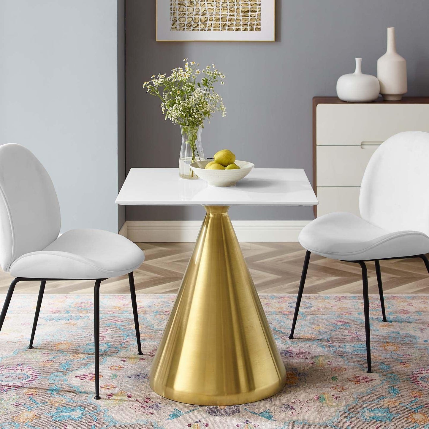 Modway Tupelo 28" Square Dining Table FredCo