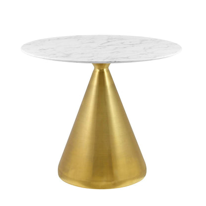 Modway Tupelo 36" Artificial Marble Dining Table FredCo