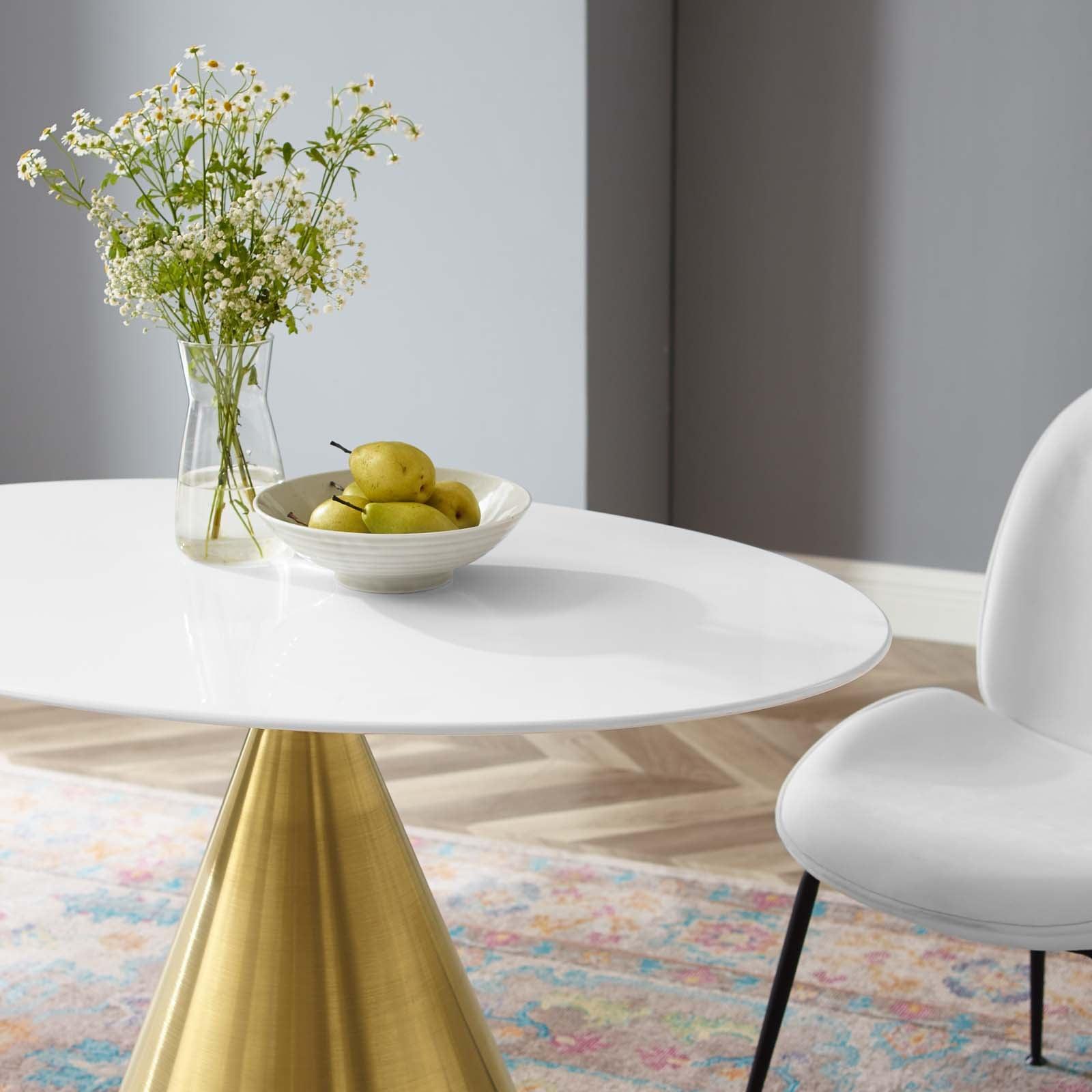 Modway Tupelo 42" Oval Dining Table FredCo