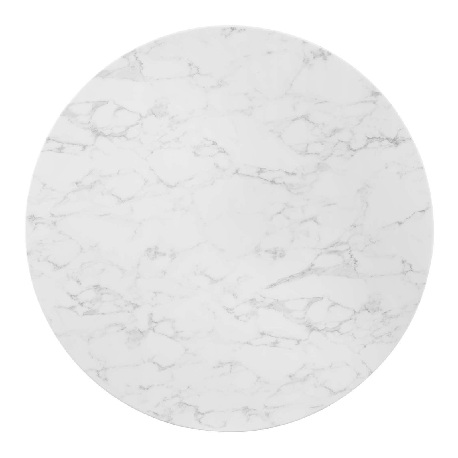 Modway Tupelo 47" Artificial Marble Dining Table FredCo