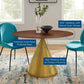 Modway Tupelo 48" Oval Dining Table FredCo