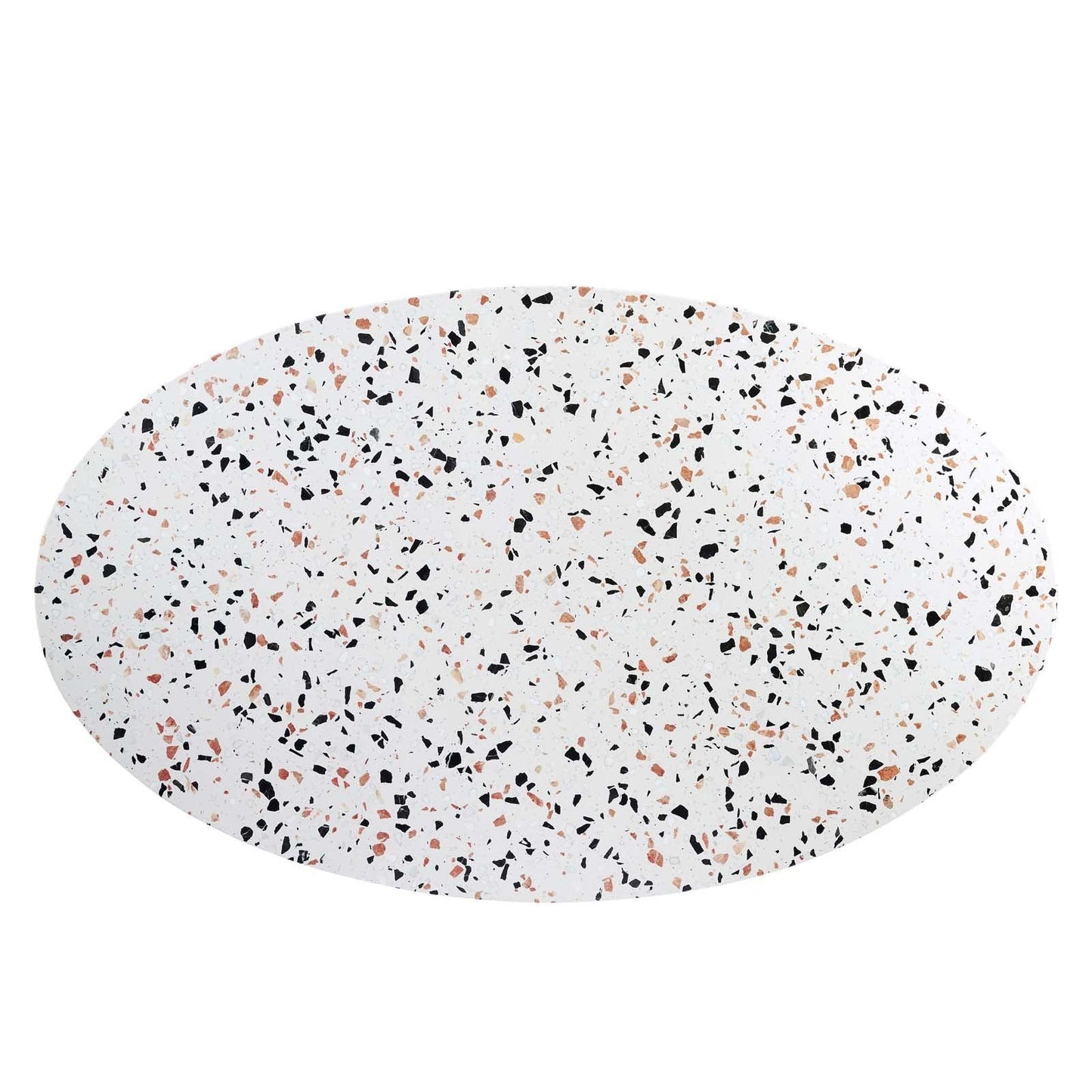 Modway Tupelo 60" Oval Terrazzo Dining Table FredCo