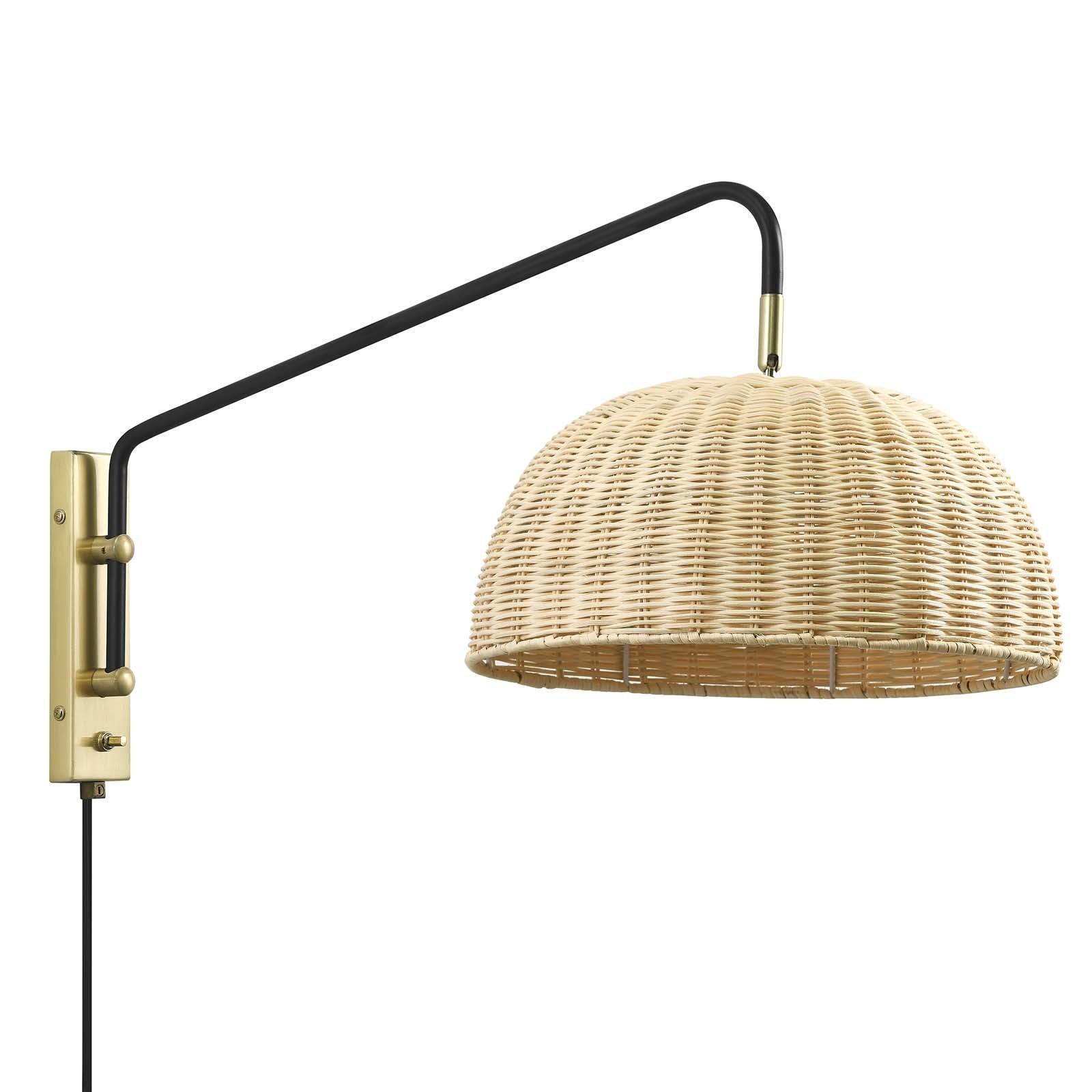 Modway Ulani Rattan Wall Sconce, EEI-6256 FredCo