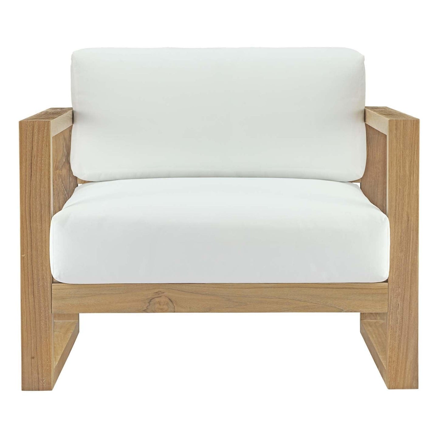 Modway Upland Outdoor Patio Teak Armchair FredCo