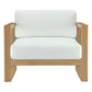 Modway Upland Outdoor Patio Teak Armchair FredCo