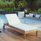 Modway Upland Outdoor Patio Teak Chaise FredCo