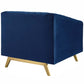 Modway Valiant Vertical Channel Tufted Performance Velvet Sofa and Armchair Set FredCo