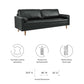 Modway Valour 88" Leather Sofa FredCo