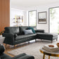 Modway Valour 98" Leather Sectional Sofa FredCo