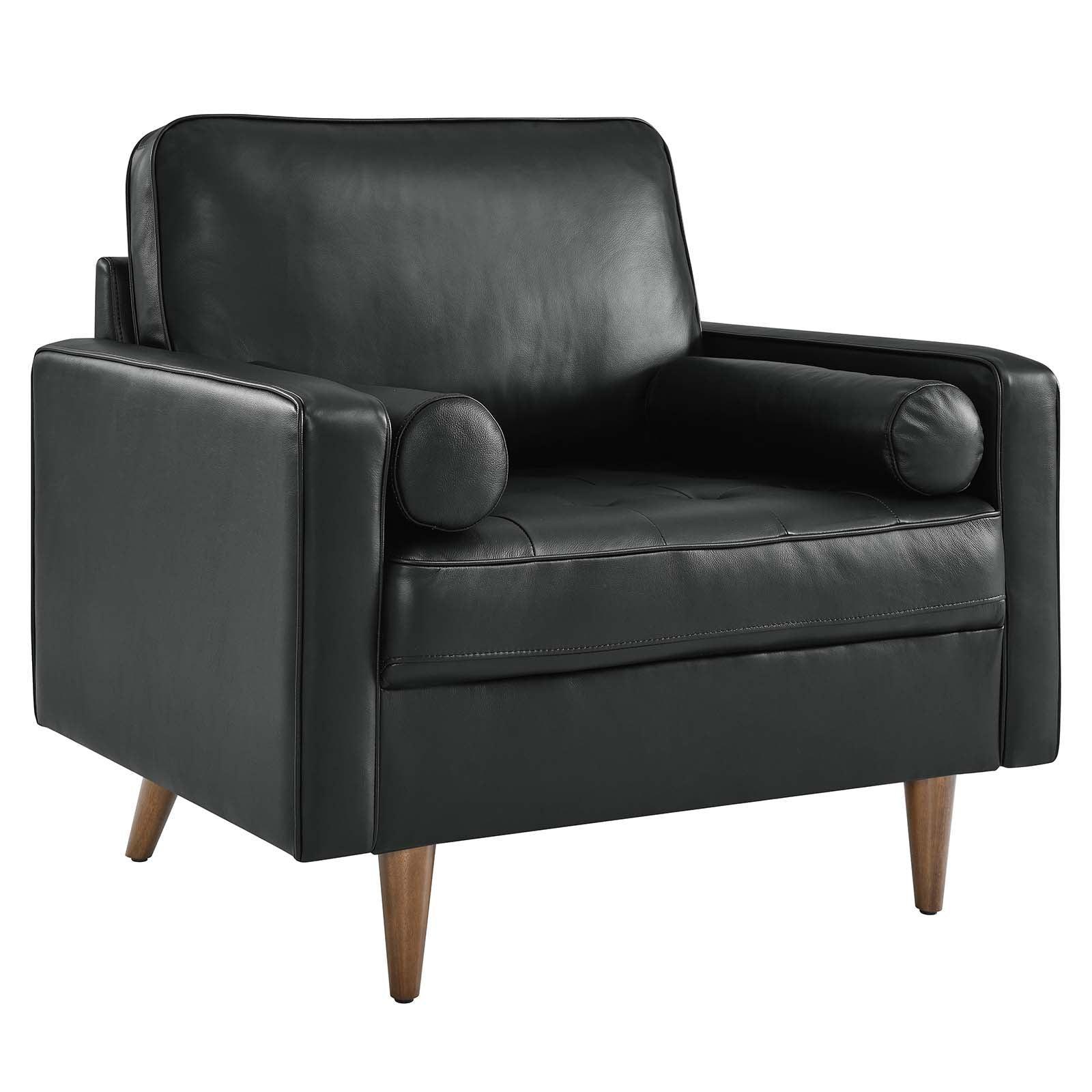 Modway Valour Leather Armchair FredCo