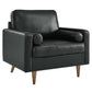 Modway Valour Leather Armchair FredCo