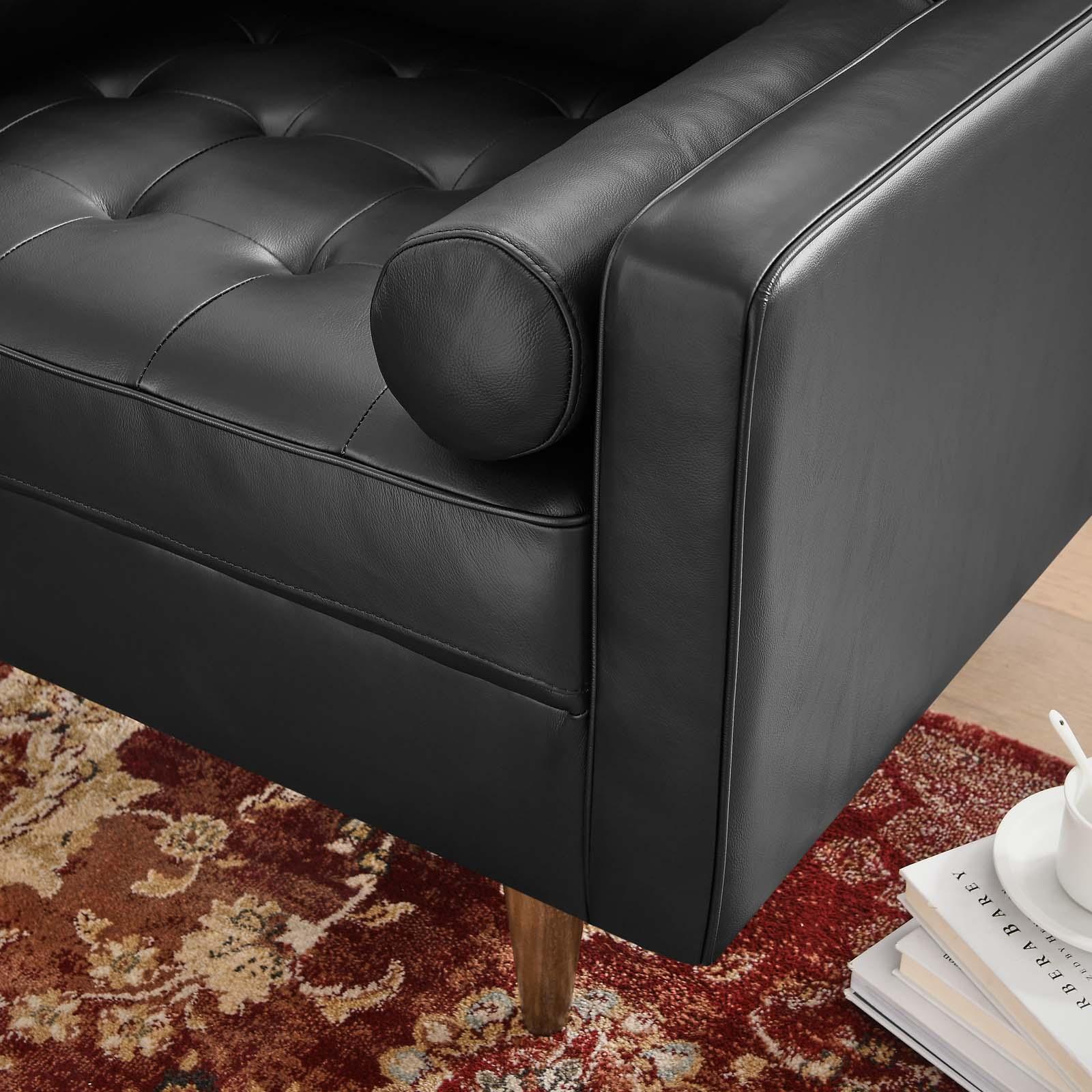 Modway Valour Leather Armchair FredCo
