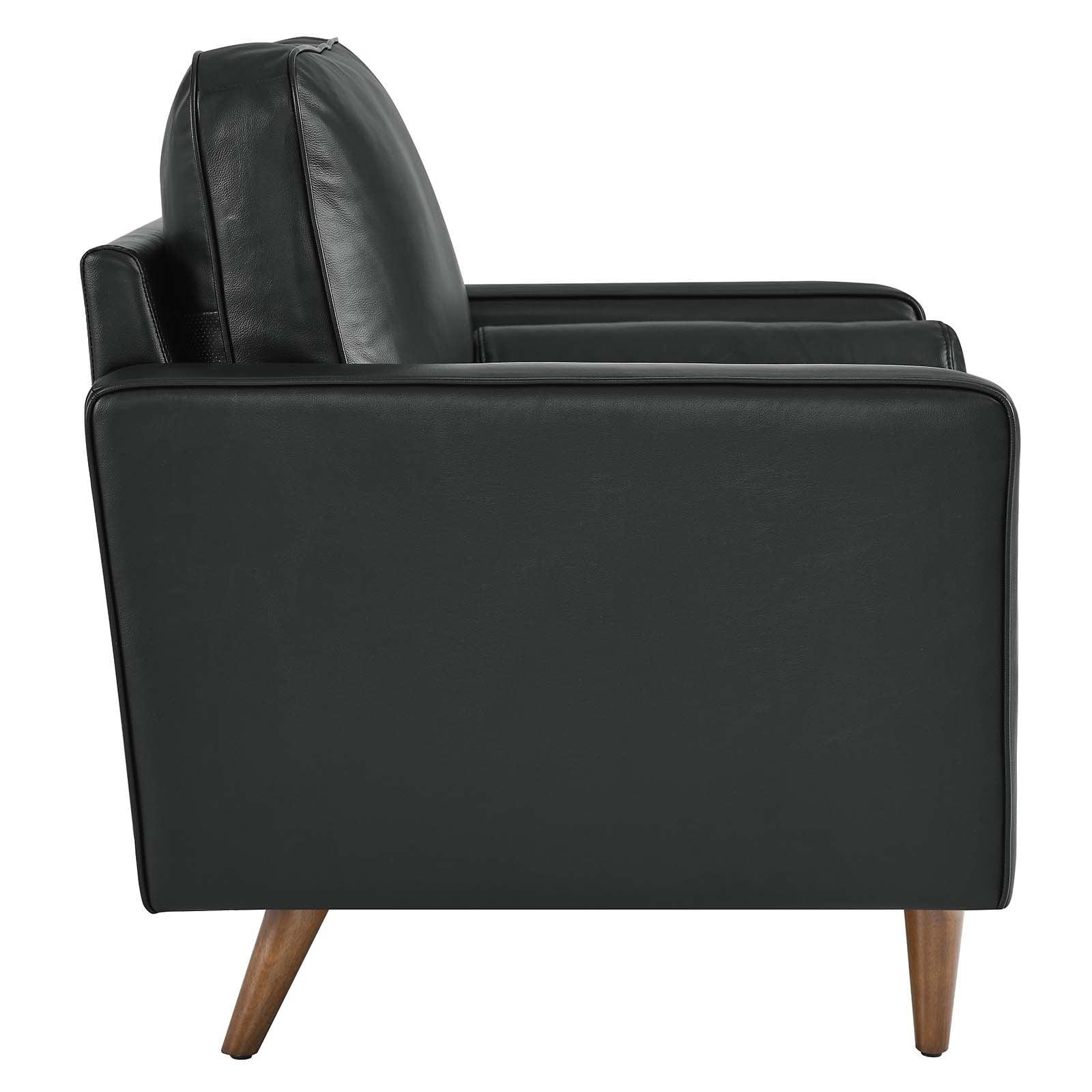 Modway Valour Leather Armchair FredCo