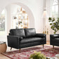 Modway Valour Leather Loveseat FredCo