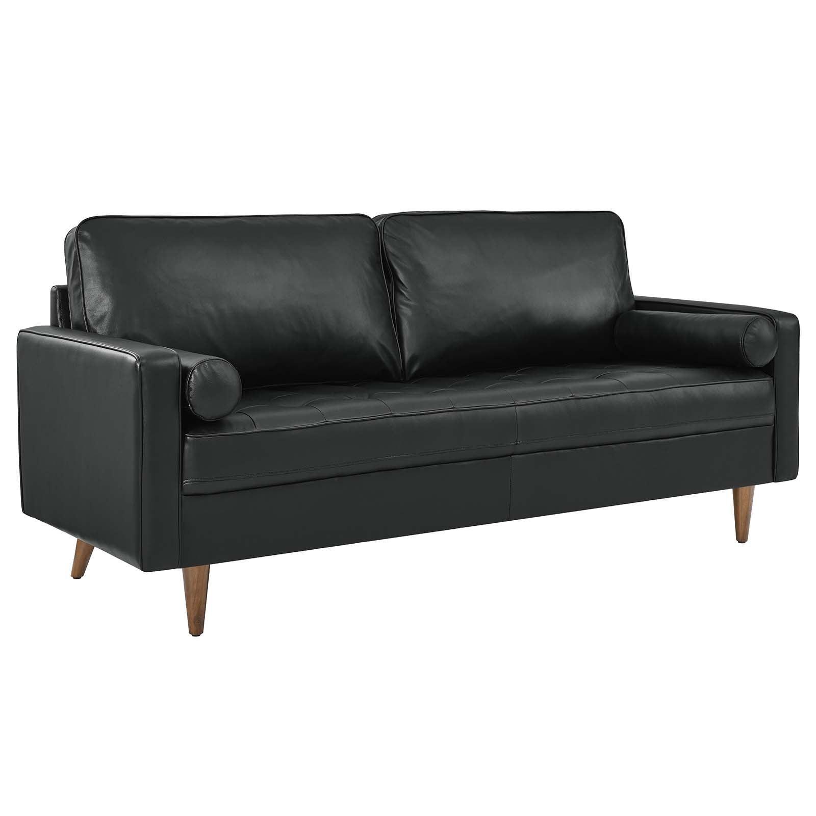 Modway Valour Leather Sofa FredCo