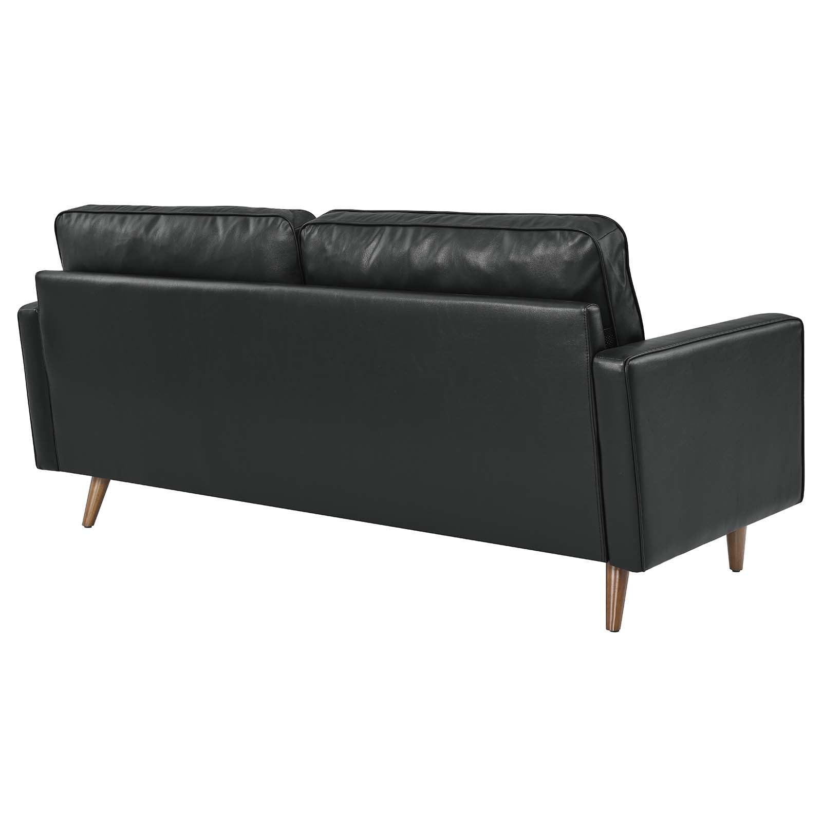Modway Valour Leather Sofa FredCo