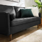 Modway Valour Leather Sofa FredCo