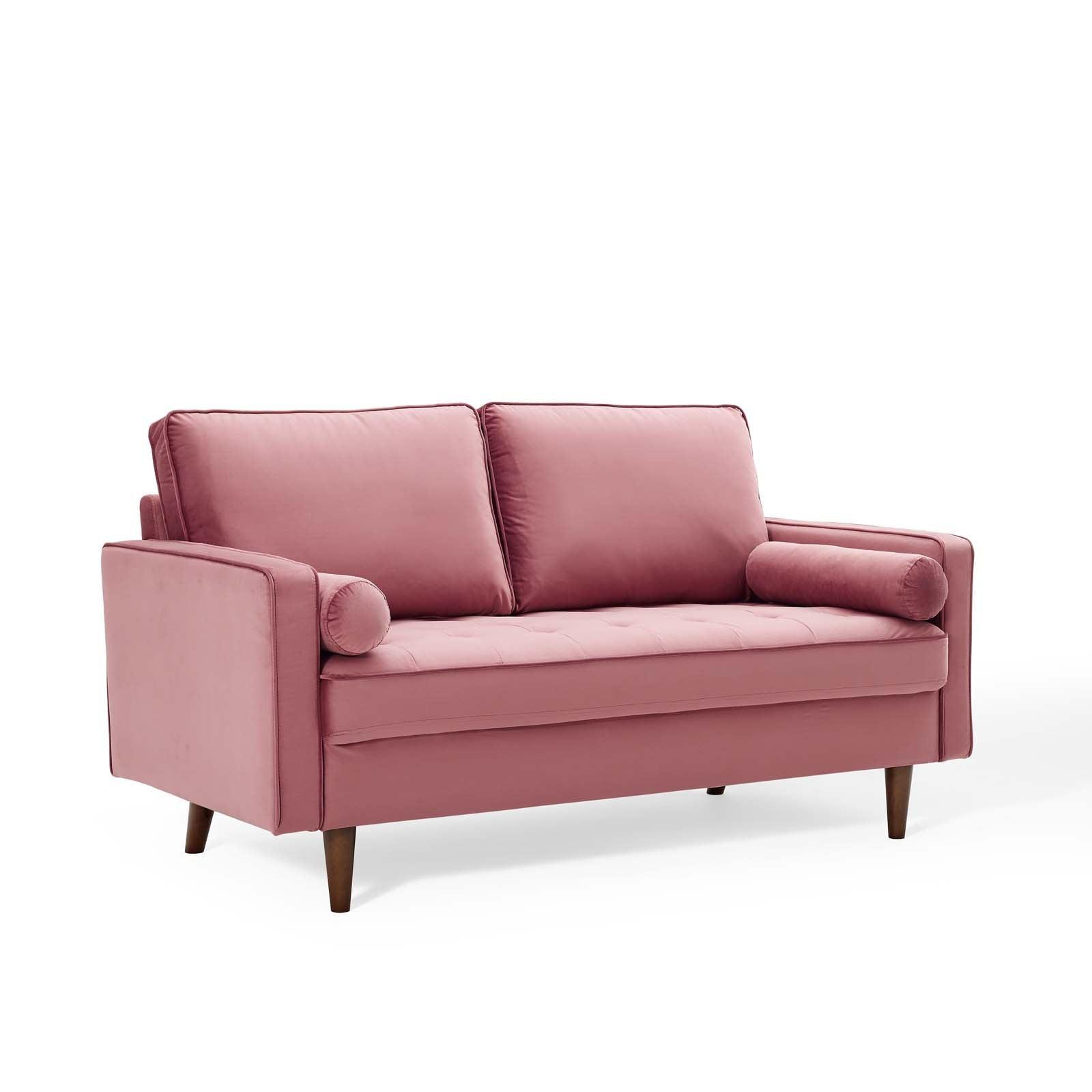 Modway Valour Performance Velvet Loveseat FredCo