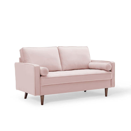 Modway Valour Performance Velvet Loveseat FredCo