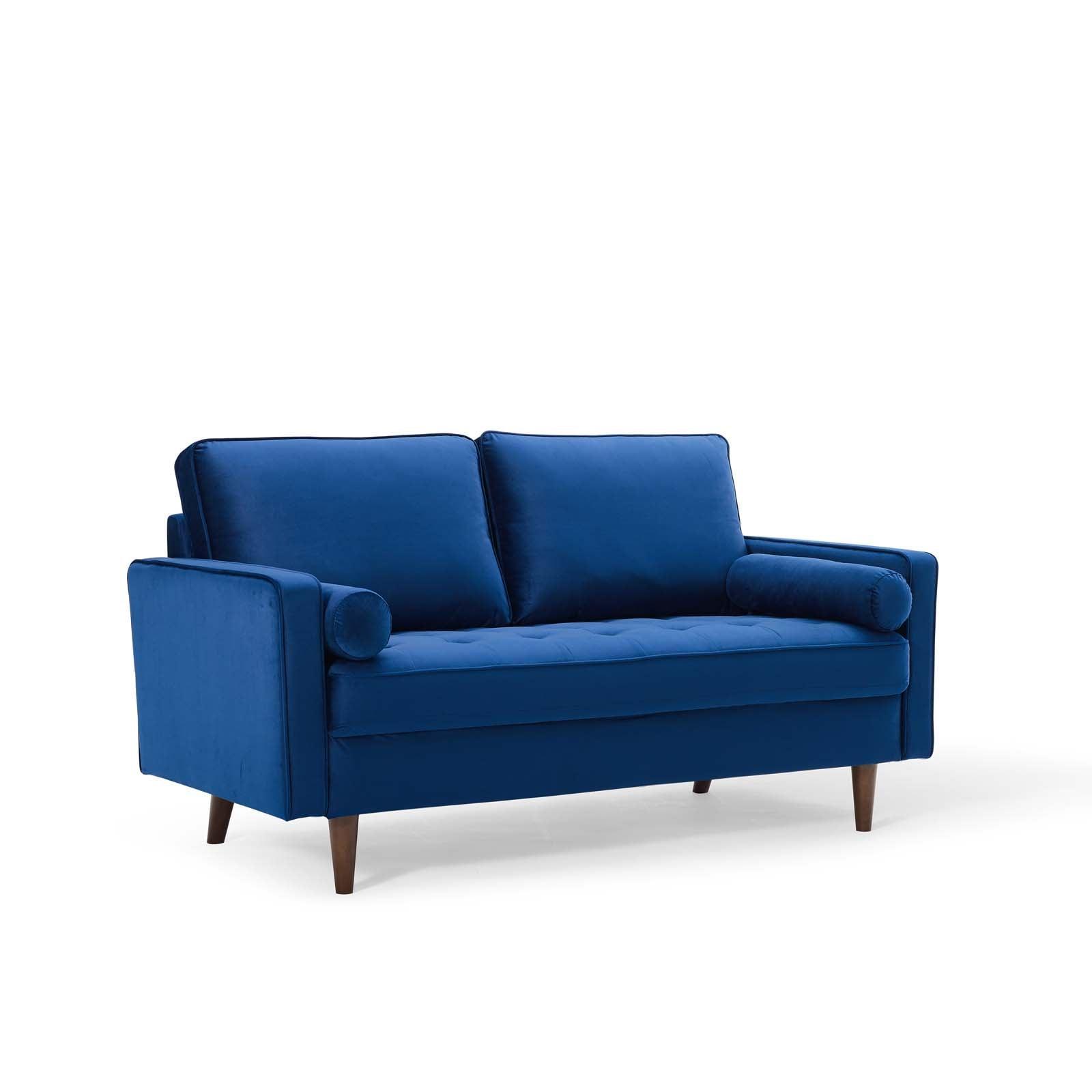 Modway Valour Performance Velvet Loveseat FredCo