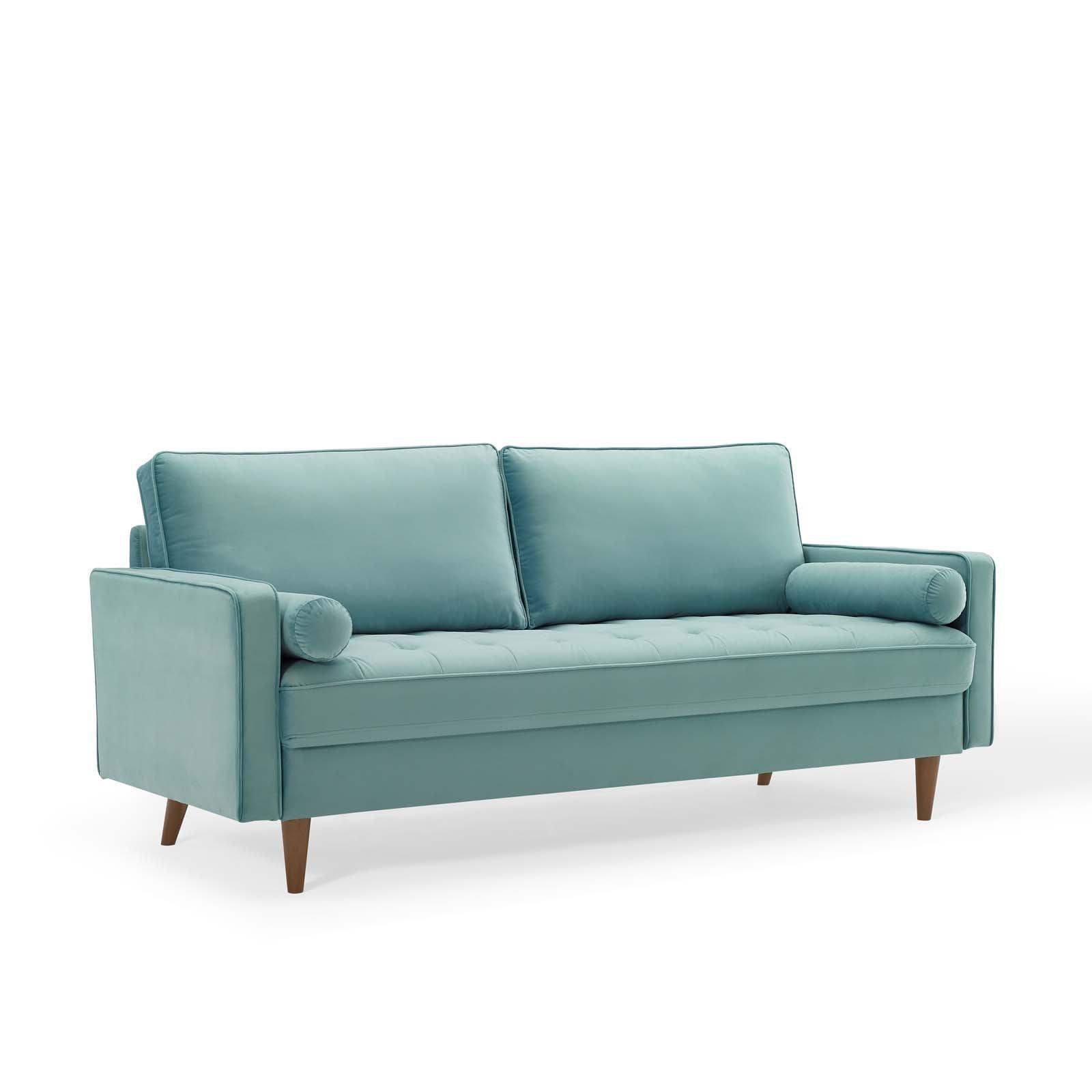 Modway Valour Performance Velvet Sofa FredCo