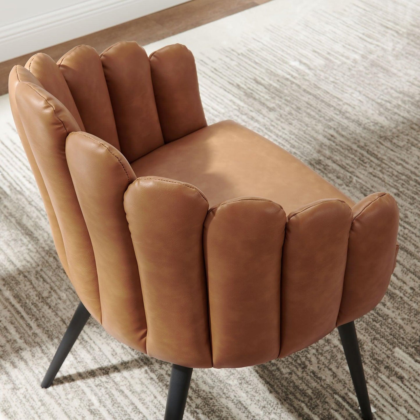 Modway Vanguard Vegan Leather Dining Chair FredCo