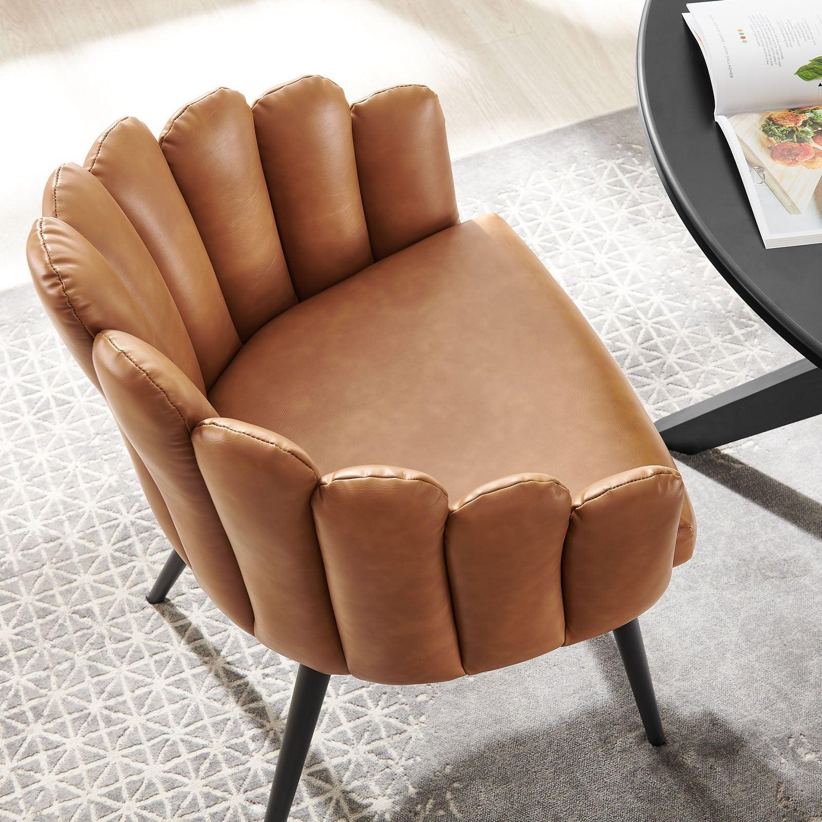 Modway Vanguard Vegan Leather Dining Chair FredCo