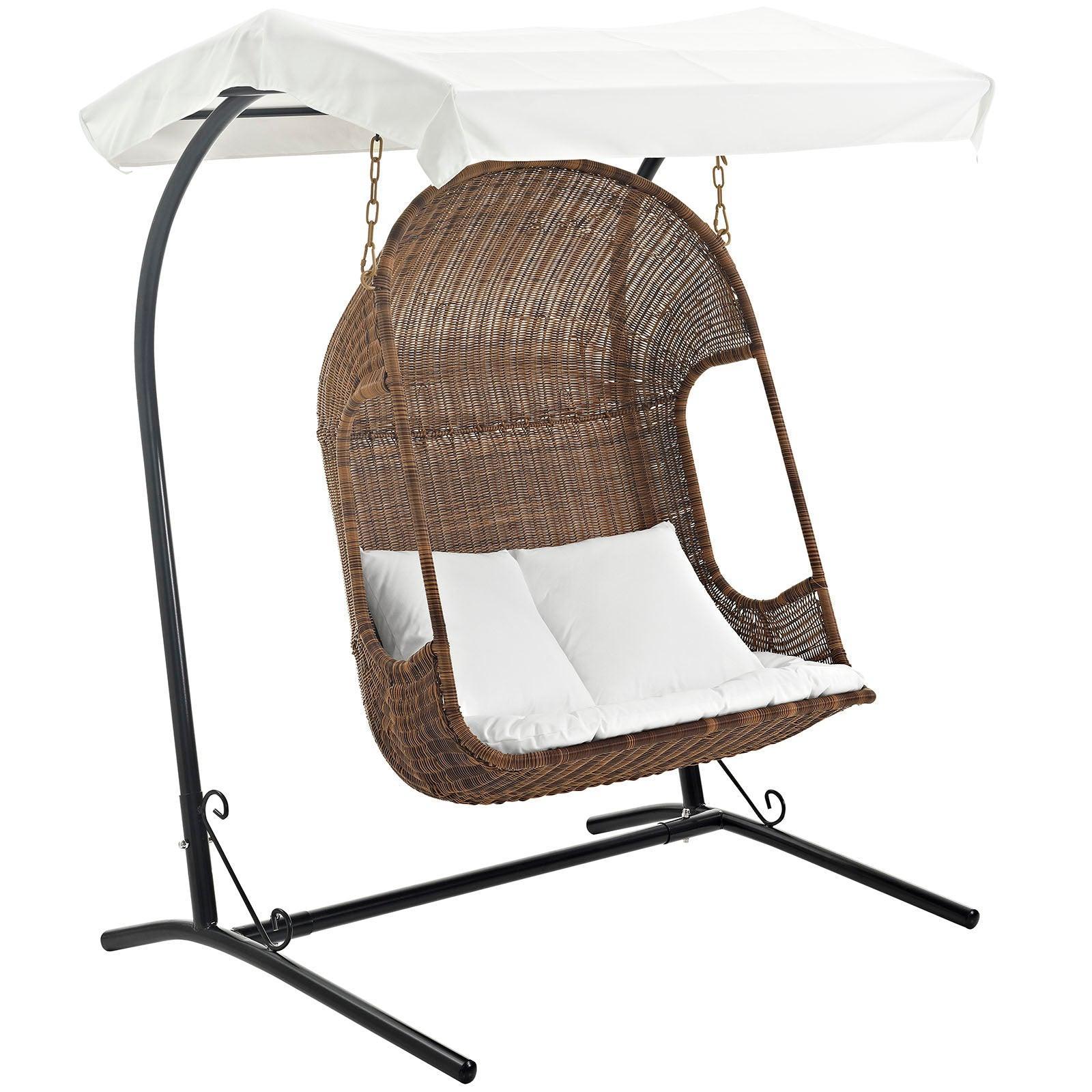 Modway Vantage Outdoor Patio Swing Chair With Stand FredCo