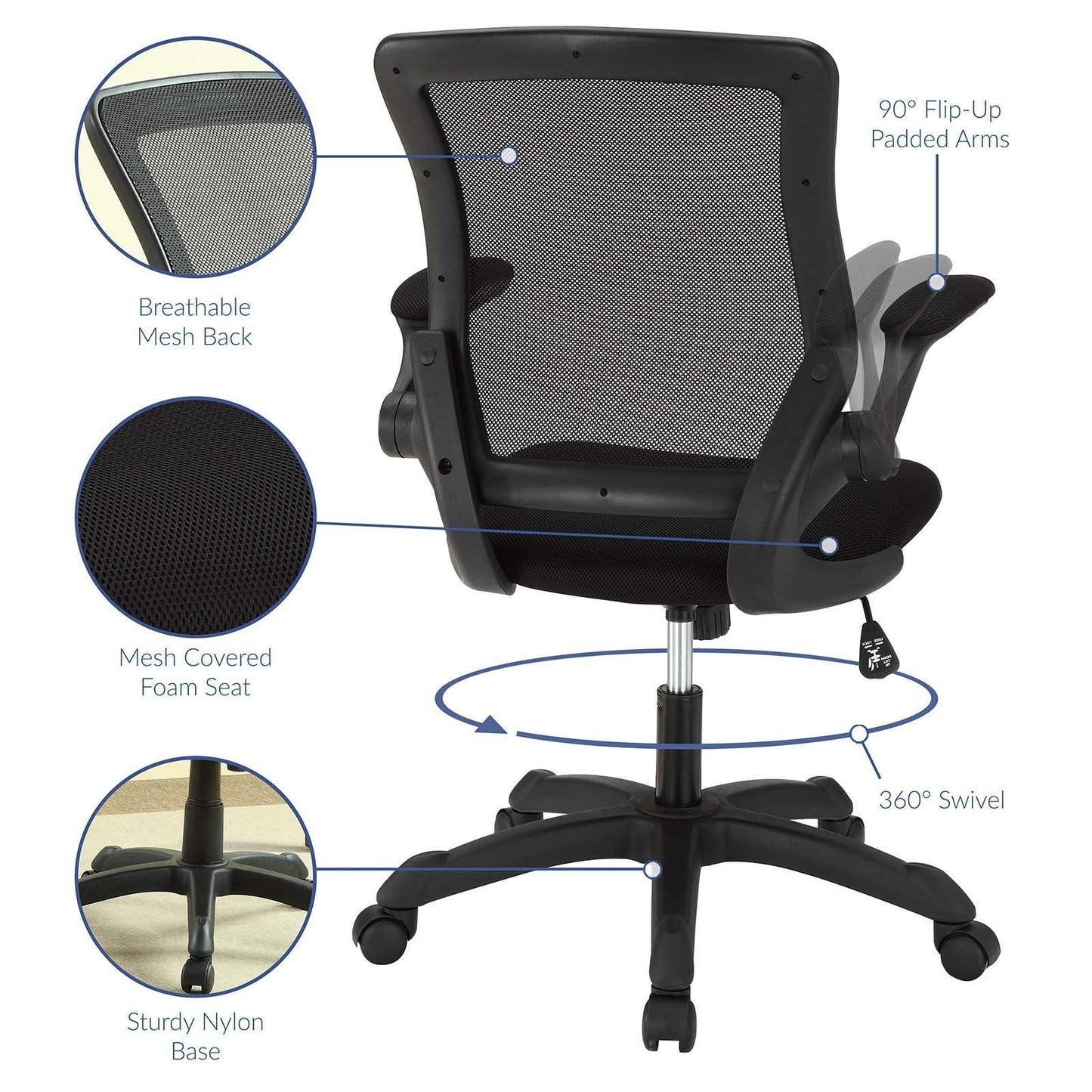 Modway Veer Mesh Office Chair FredCo