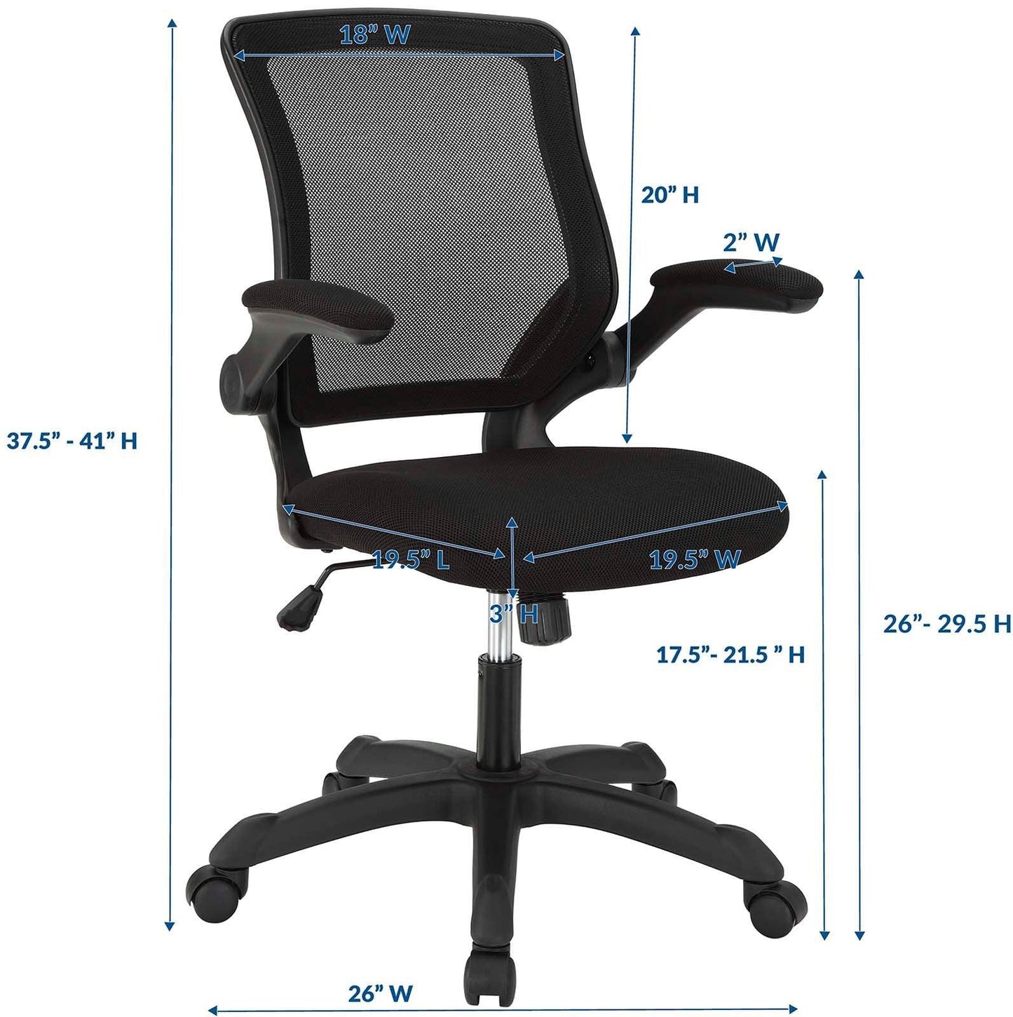 Modway Veer Mesh Office Chair FredCo