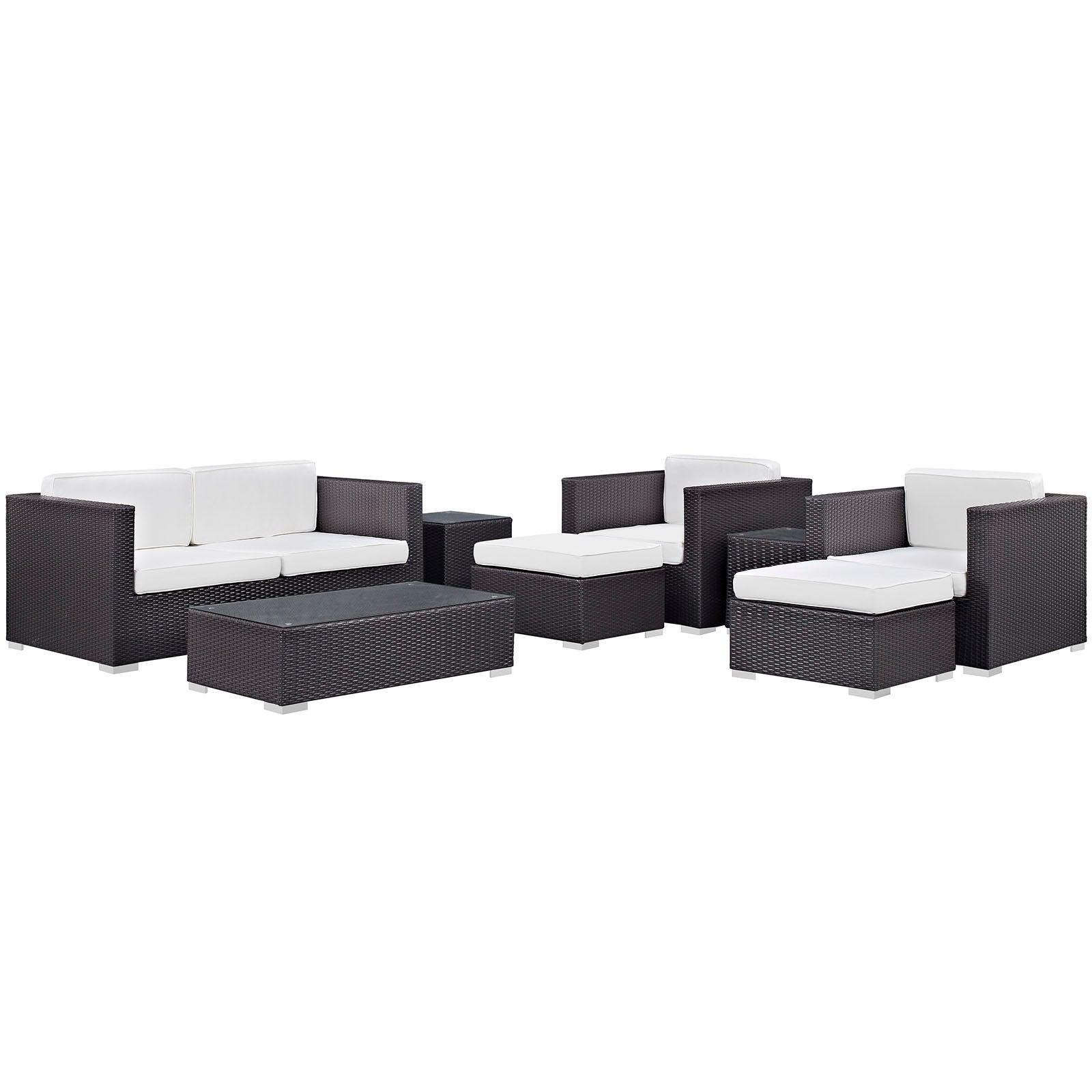 Modway Venice 8 Piece Outdoor Patio Sofa Set, EEI-610 FredCo
