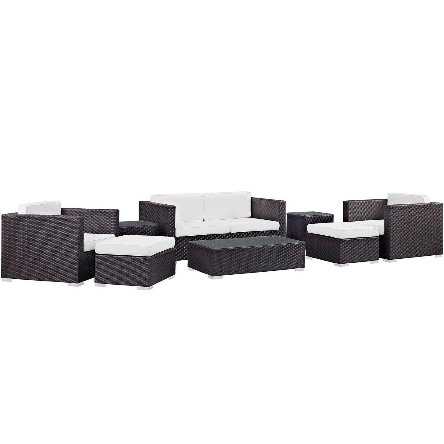 Modway Venice 8 Piece Outdoor Patio Sofa Set, EEI-610 FredCo