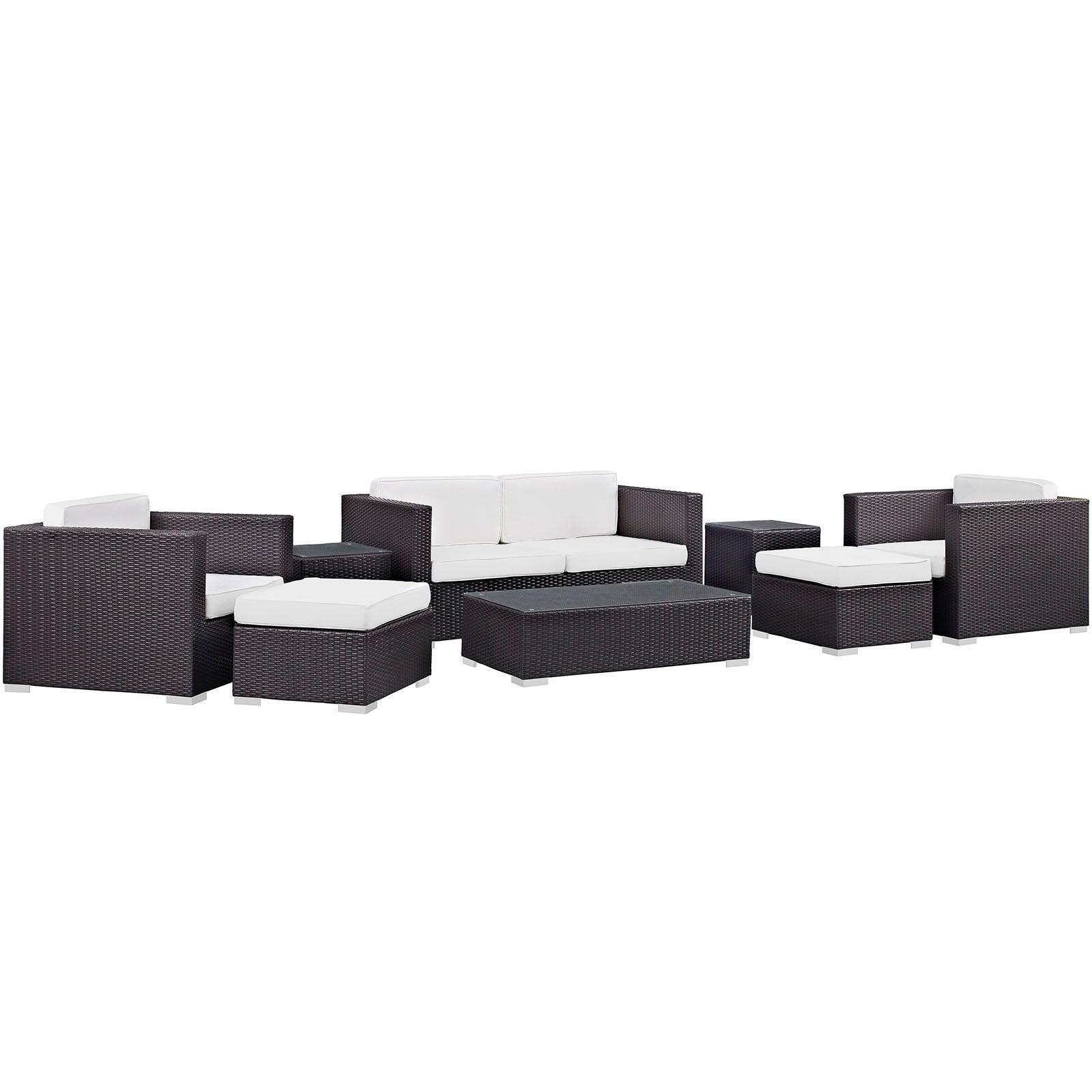 Modway Venice 8 Piece Outdoor Patio Sofa Set, EEI-610 FredCo
