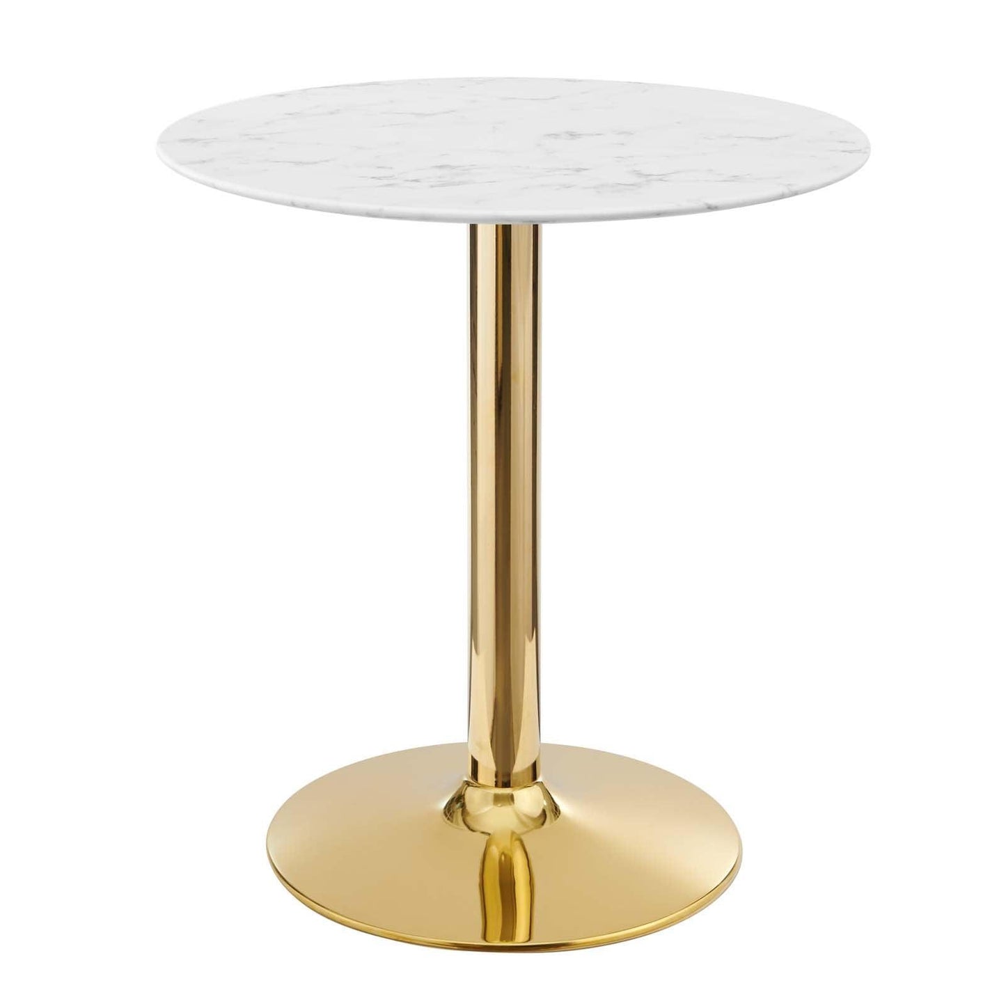Modway Verne 28" Artificial Marble Dining Table FredCo