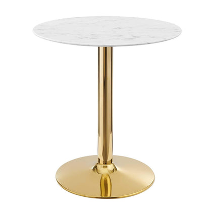 Modway Verne 28" Artificial Marble Dining Table FredCo