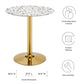 Modway Verne 28" Round Terrazzo Dining Table FredCo