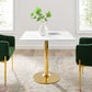 Modway Verne 35" Square Dining Table FredCo