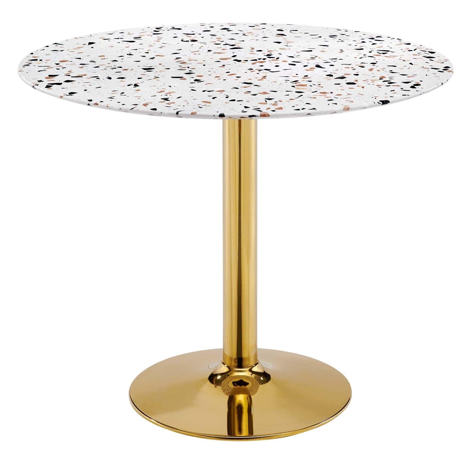 Modway Verne 36" Round Terrazzo Dining Table FredCo