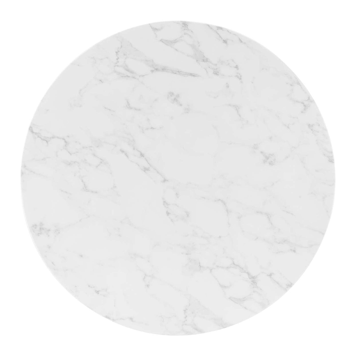 Modway Verne 40" Artificial Marble Dining Table FredCo